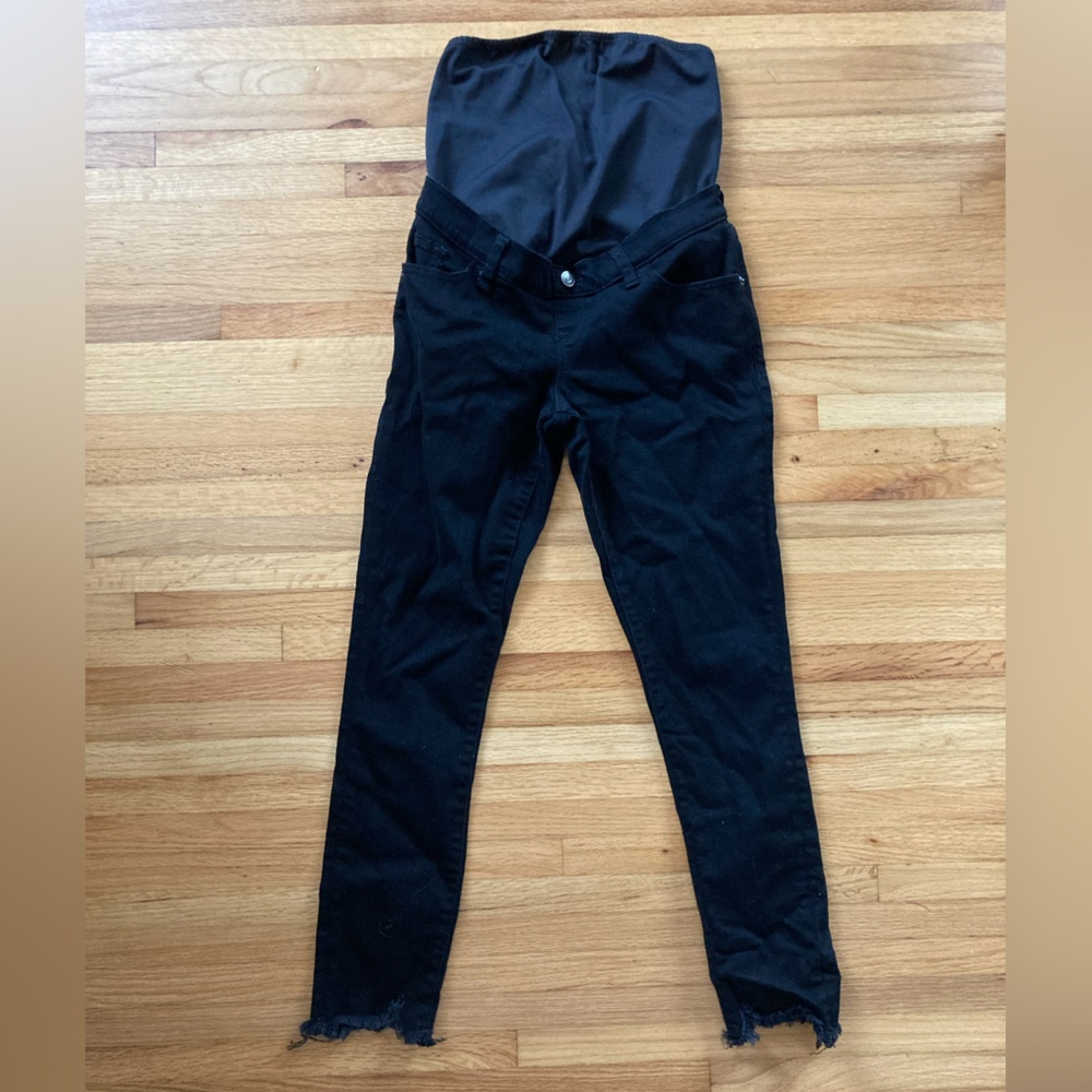 Abercrombie & Fitch Black Super Skinny Maternity Jeans 27